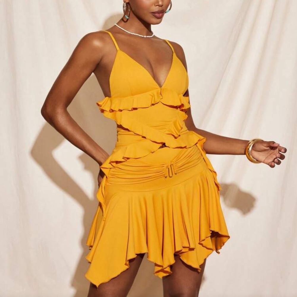 Boho Ruffle skirt set